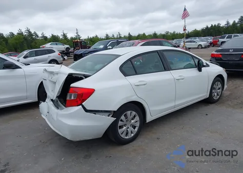 2012 Honda Civic Lx from USA, damaged, VIN 2HGFB2F57CH330397